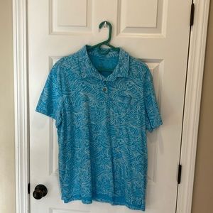 Men’s Sonoma brand polo XXL aqua color